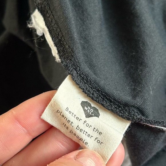 🩷 MADEWELL SHORT SLEEVE TRENDING FIT AND FLARE SUMMER TOP SIZE XXS - Picture 5 of 6